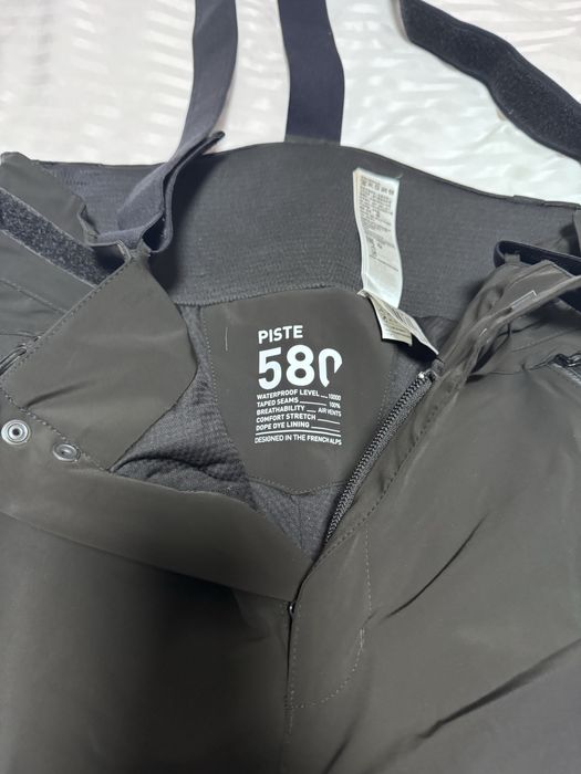 Мъжки ски панталон Wedze Piste 580 (Decathlon), размер L, черен