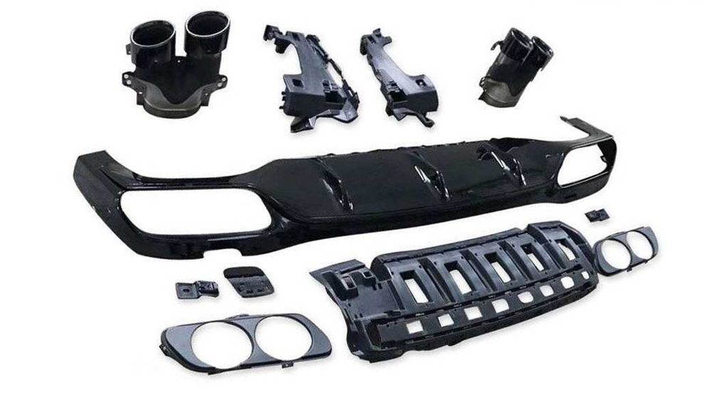 Oferta Boost Difuzor Bara Spate Mercedes W213 Facelift 2020+ E53 Design Black