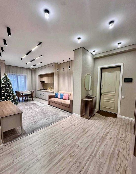 3-комнатная квартира 88 м² с ремонтом в ЖК KAZAXSTAN у метро Минор