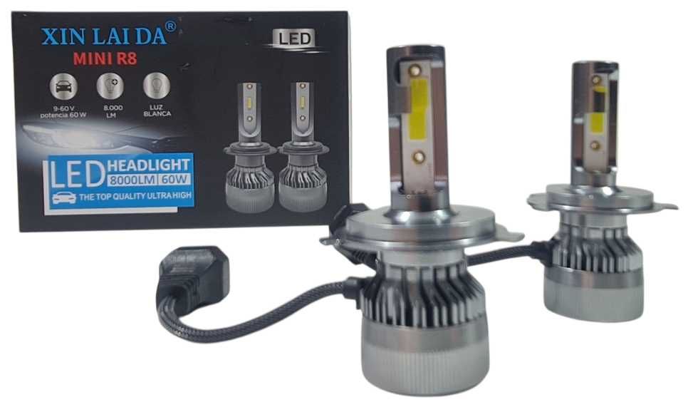 Лед крушки R8 MINI- Н4 за фарове 60W 8000L