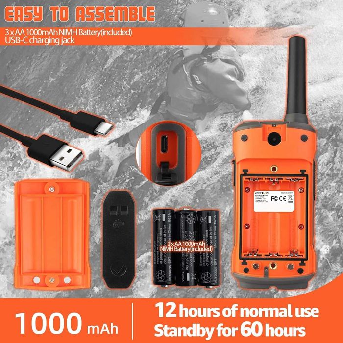 Retevis RT45P Водоустойчиви уоки-токита IP67