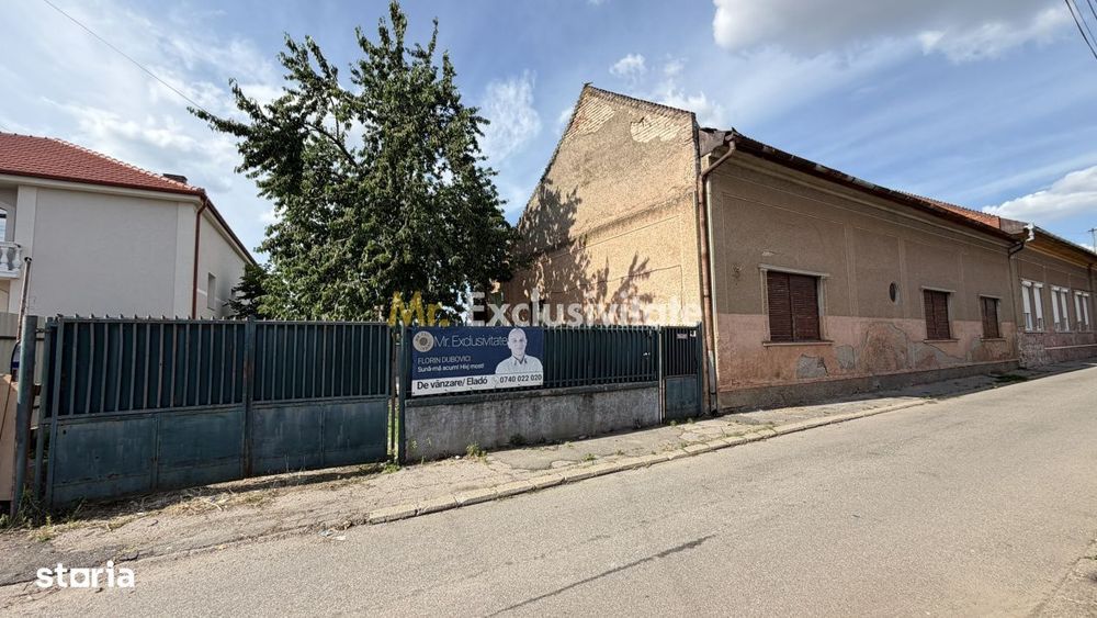 Casă de renovat cu teren 557 mp, central Str. Gh. Barițiu - Carei