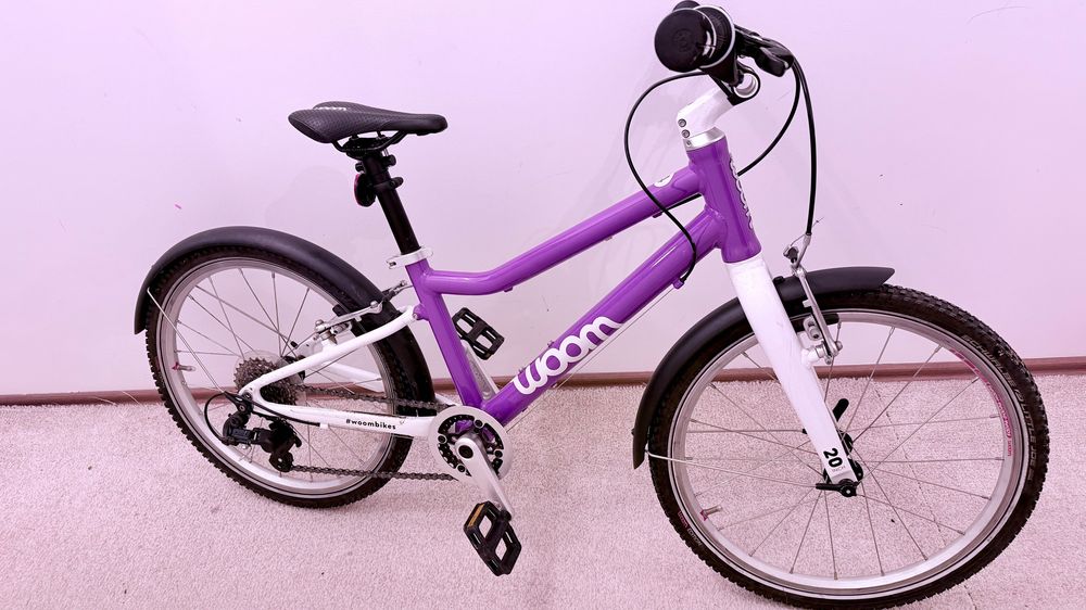 Bicicletă Woom 4 / GO 4 (20″) 2024, 7 viteze + aripi originale woom cadou