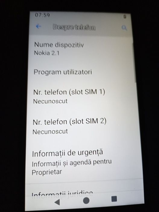 Vând telefonul Nokia 2.1,putin folosit, preț 250lei.perfect pentru utilizarea zilnică și activități uzuale