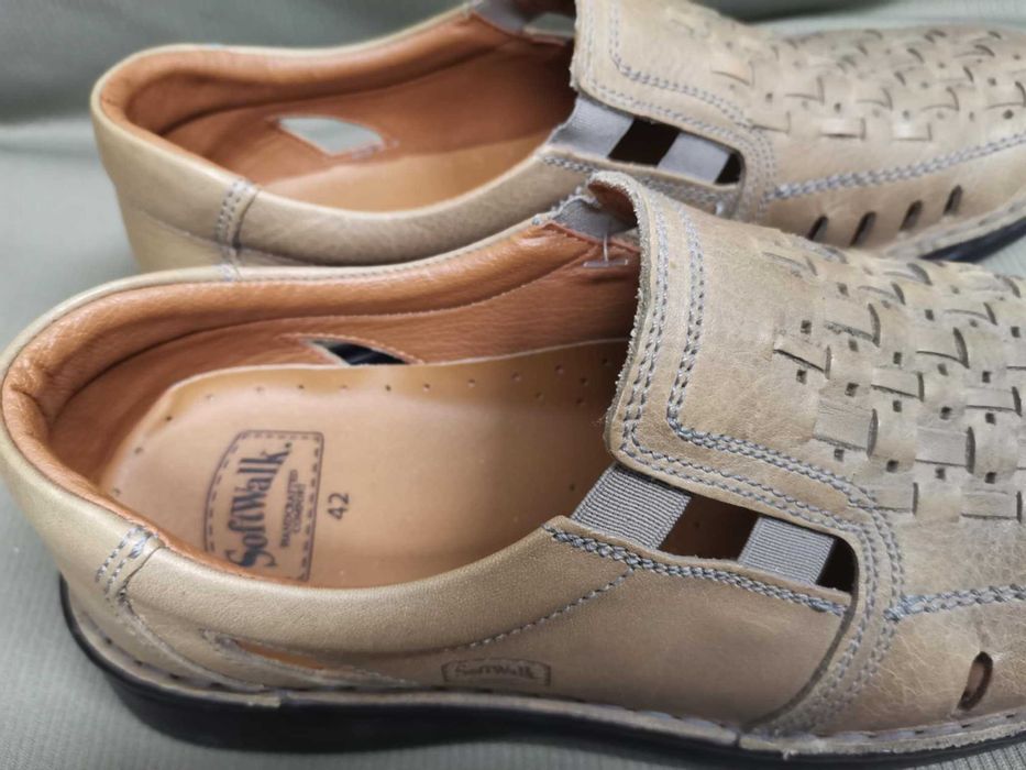 мъжки обувки SOFTWALK № 42 естествена кожа