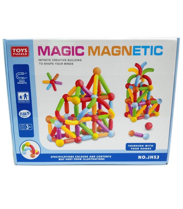 Конструктор магнитни 51части