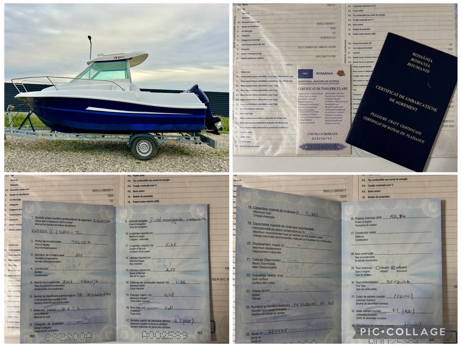 Barca Merry Fisher 585 Motor Suzuky 140 CP