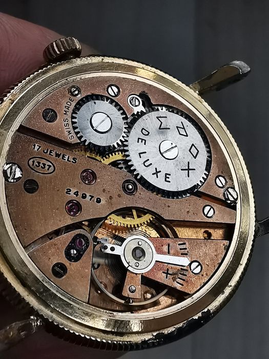 Ceas EDOX De Luxe - Jumbo - 37 mm Funcționează excelent - Rar!