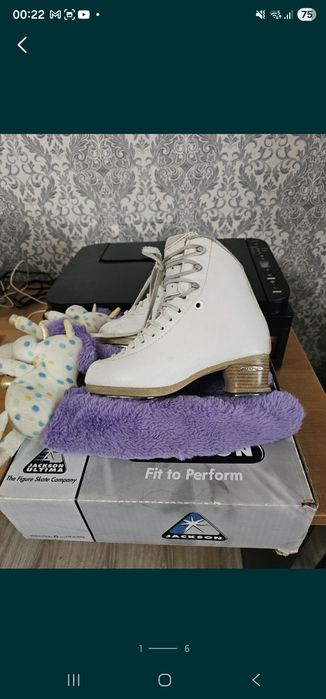 Фигурное катание,  коньки, Jackson, размер 32.5