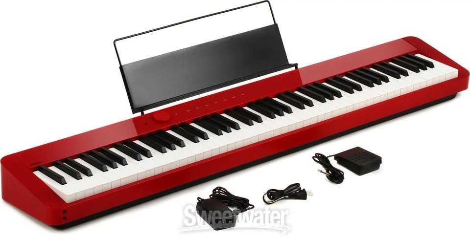 CASIO Privia PX-S1000RD Stage Piano, 88 Keys, Roșu + Pedala + Dust cover