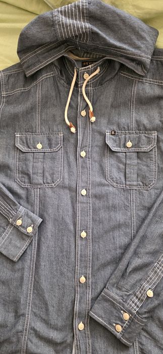 Рубашка джинсовая мужская.
