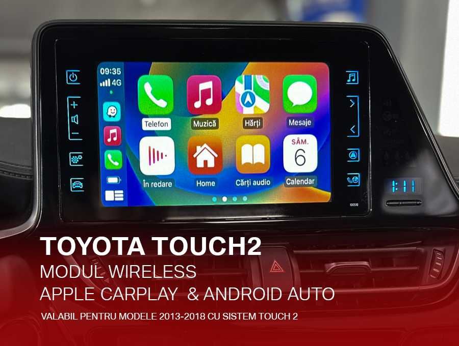 Integrare Apple CarPlay Android Auto Toyota Touch 2 CH-R Corolla RAV4