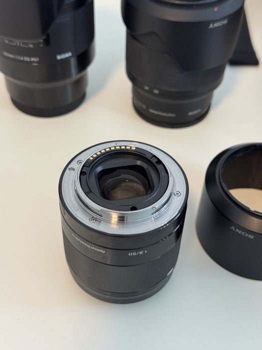 Sony Crop Obiectiv Foto 50mm f/1.8 OSS Fix, pentru Sony  Montura  E