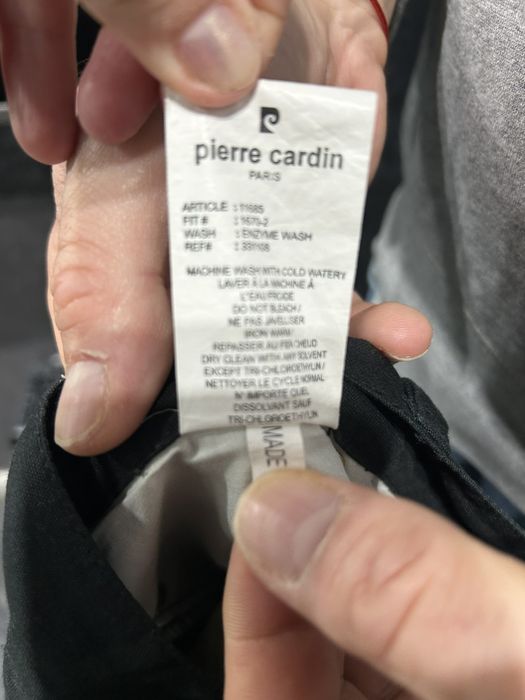 Спортно Елегантен черен панталон Pierre Cardin