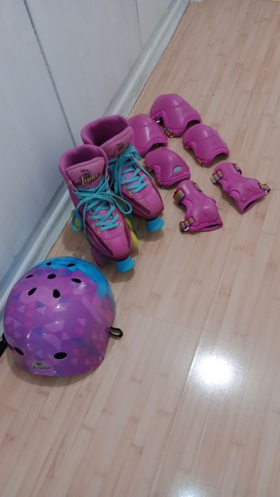 Soy Luna - Ролкови кънки+ бонус каска ,наколенки и налакътници