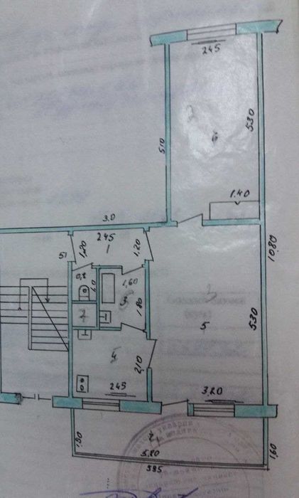 Продается квартира в Яшнабадском районе Авиасозлар 2-х комнат 2-этаже