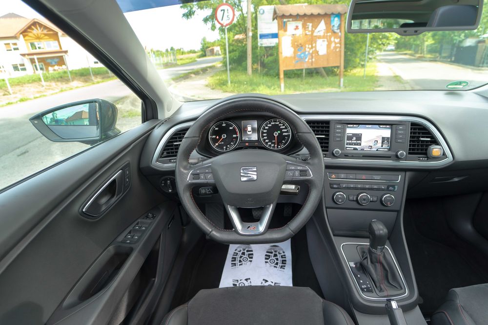 220Euro/Luna - Seat Leon FR Sport-Pachet DSG-2 6+1v BlueMotion Tech Diesel 150cp KmReali Garantie-3Ani