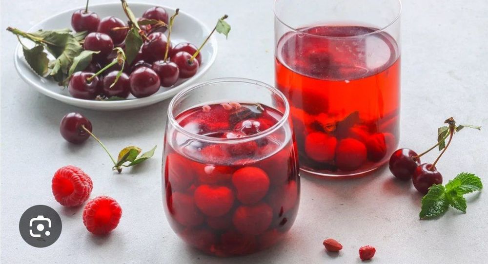 Kompot uchun yangi gilos