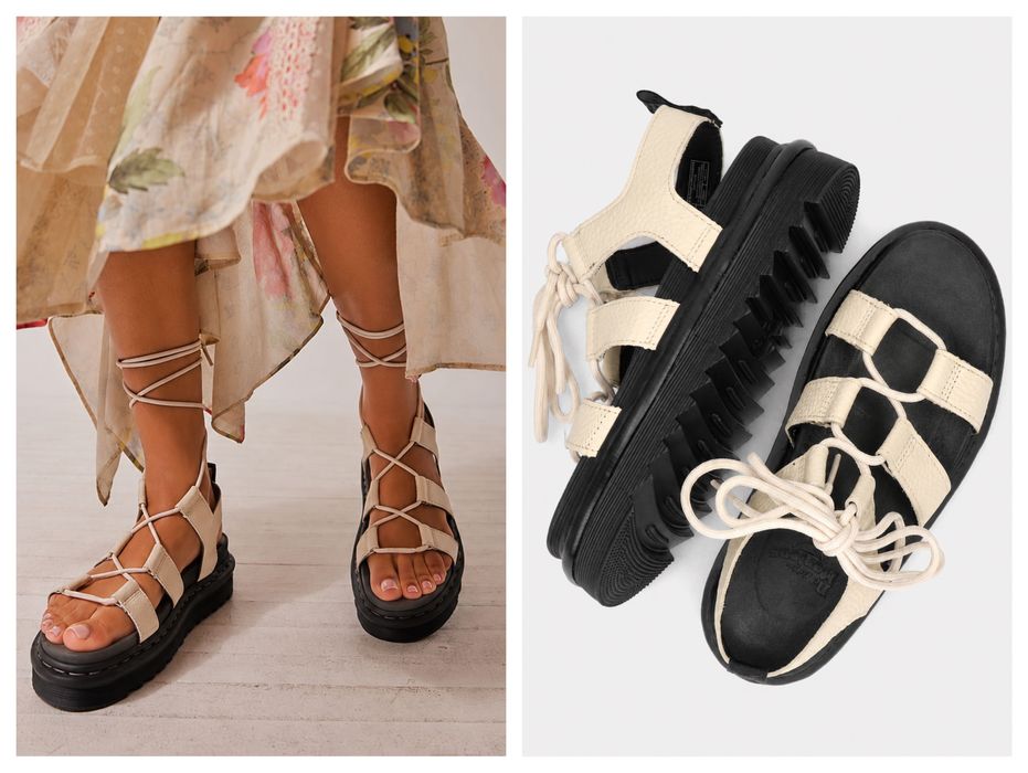 Dr. Martens Nartilla гладиаторски сандали на платформa