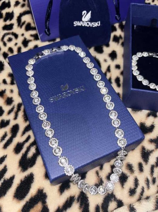 Set Swarovski Angelic Argintiu - Colier/Bratara