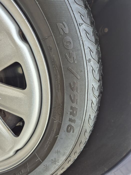 Jante hibrid alcar otel Silver 6/16 5x112 ET43 anvelope iarna