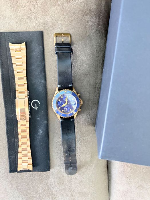 Gevril Wall Street Swiss Automatic Chronograph