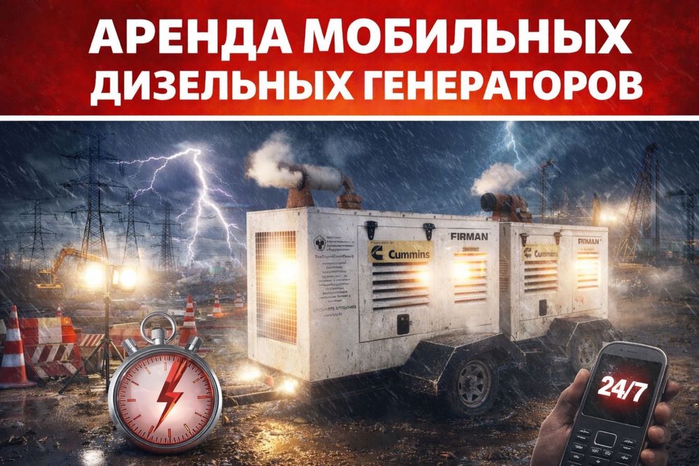 Аренда генераторов