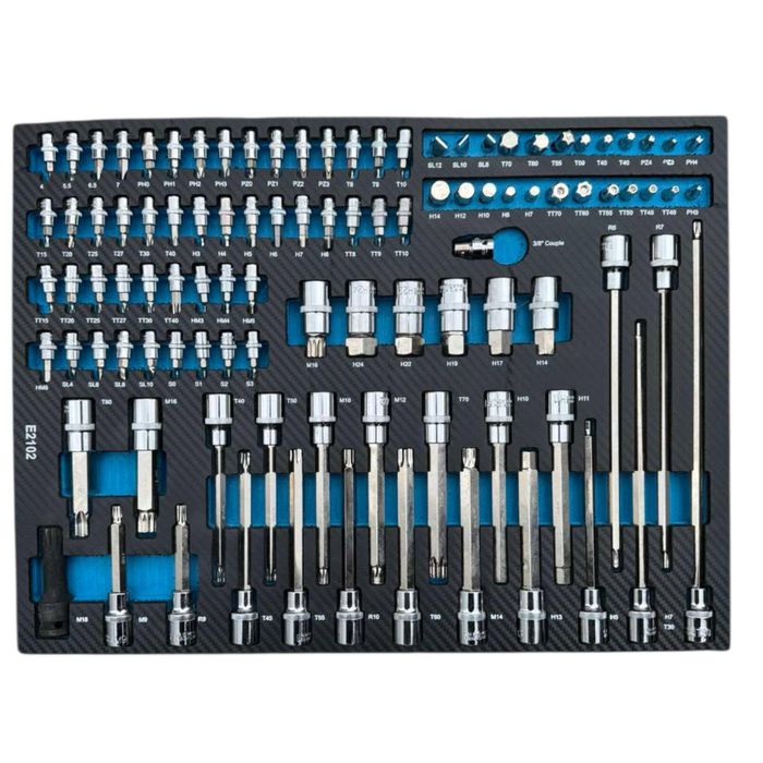 Шкаф/количка с инструменти 251 части 7 чекмеджета STAHLMAYER BLUE LİNE