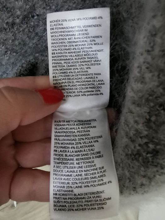 Pulover H&M mohair si lana