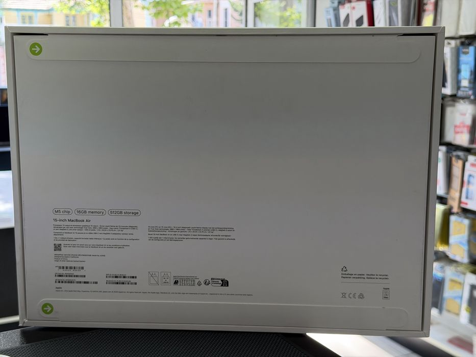 Apple MacBook Air M5 Sky Blue 512GB/16GB ЧистоНов 2г Гаранция