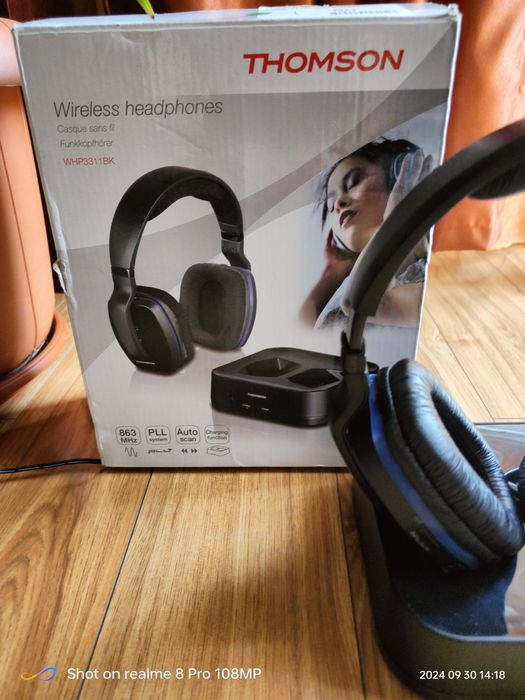 Căști Thomson fara fir cu doc..