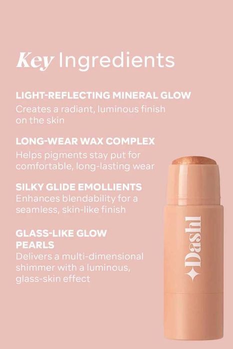 Fond de ten  Dashl Glow Obsession Skinstick Culoare Glass Glaze