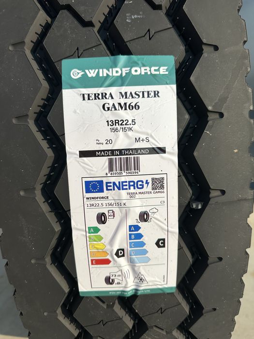 Нови Тежкотоварни Гуми WINDFORCE TERRA MASTER GAM66 13R22.5 156/151K