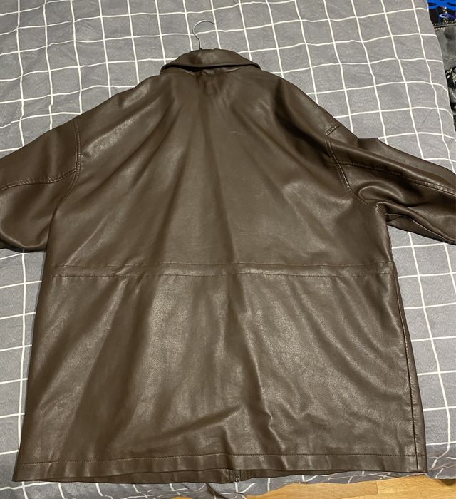 Oversized кожено яке reserved размер 42