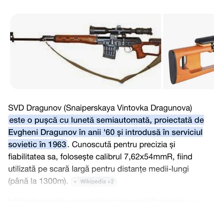 Luneta militara IOR LPS 4x6, ptr. Dragunov impecabilă