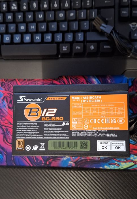 Sursa Seasonic B12 BC-650, 80+ Bronze, 650W Garanție 2028 Emag