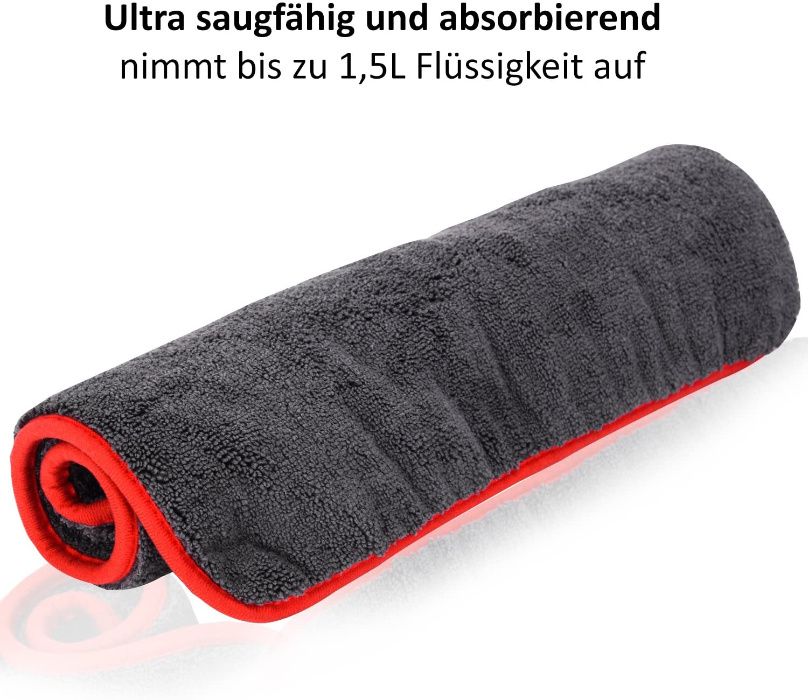 Висококачествена микрофибърна кърпа с най-висока гъстота 1200gsm 40х40