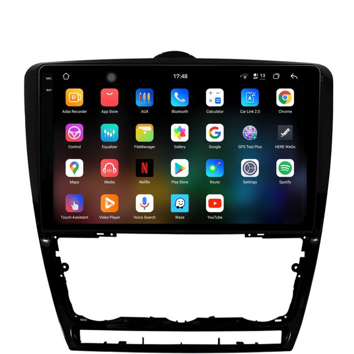 Navigatie Android Dedicata Skoda Octavia 2 (2004-2013) , WiFi, Carplay