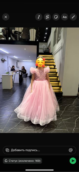 Платье для девочки на праздники