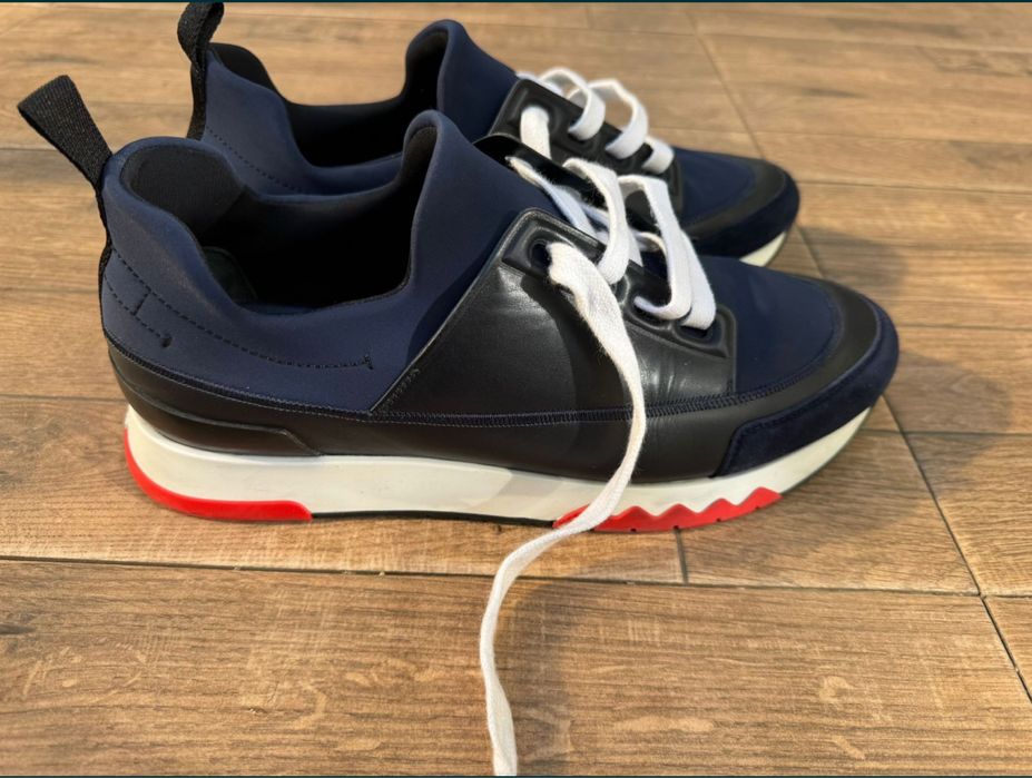 Pantofi Hermès Stadium Sneaker Blue, mărimea 42