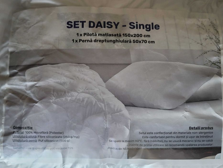 Set pilota si perna Daisy Single - Nou, sigilat
