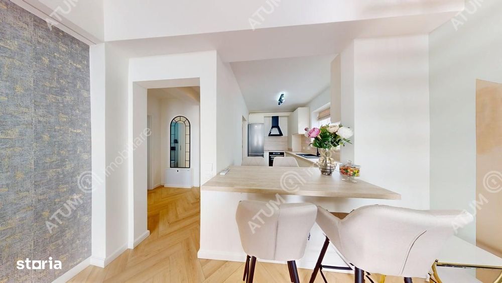 Penthouse 5 camere 3 bai parcare mobilat complet Turnisor Sibiu