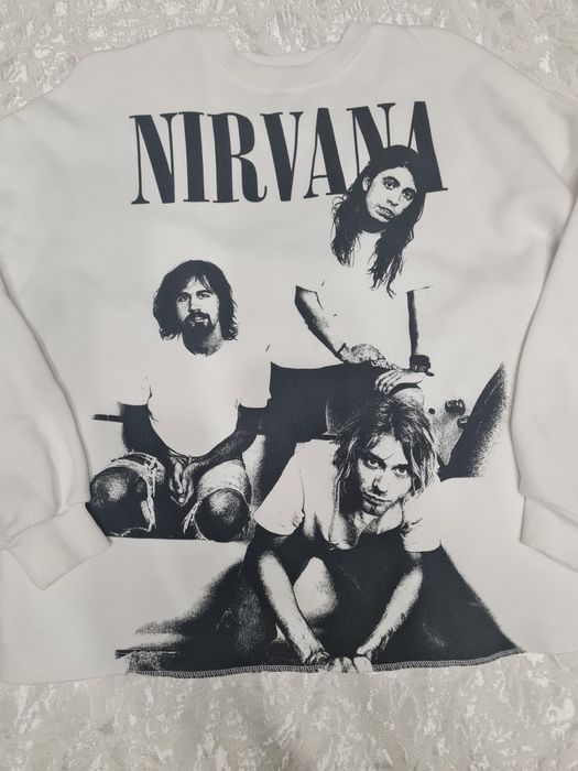 Продам лонгслив с начёсом "Nirvana"