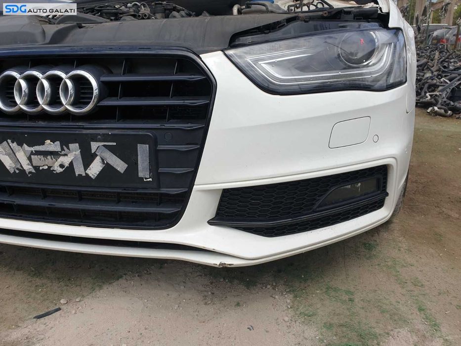 Grila cu Sigla Emblema de pe Bara Spoiler Fata Audi A4 B8 B8.5 Sline S-line Facelift 2012 - 2016 [C5434]