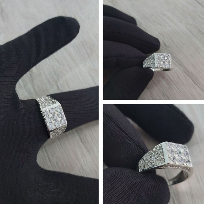 Kumush uzuk perstin 925 proba yangi. Кольцо серебро перстень и парный