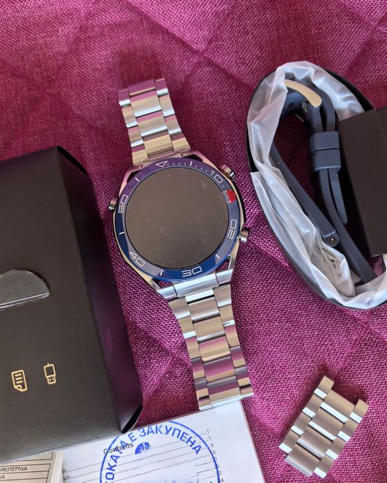 Чисто Нов, Huawei watch Ultimatе в гаранция от Yettel.