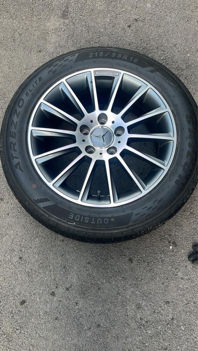 Продам р 16 резину с дисками мерседес