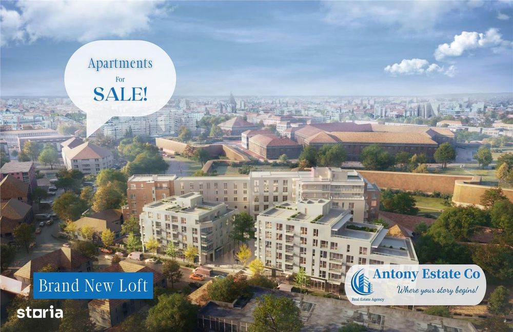 Antony Estate | Apartamente NOI! de vanzare, Scala Cetate, Central - O — fotografia 1