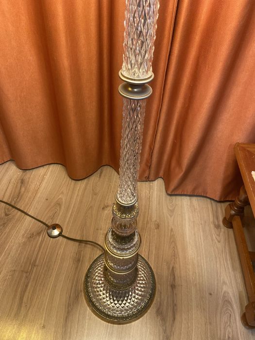 Lampadar din cristal si bronz -180 cm / pret bucata