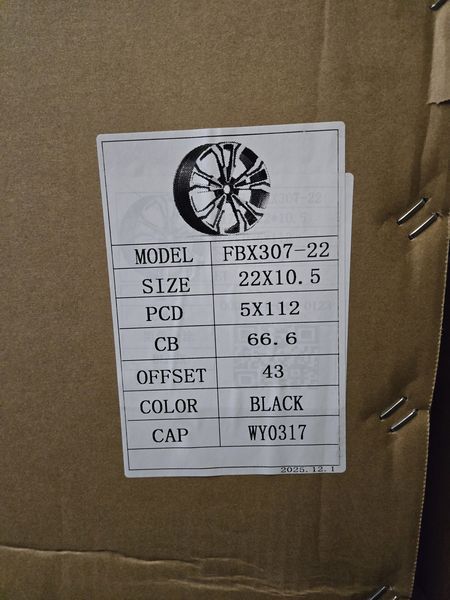 22цола 5х112 BMW X7 БМВ 5x112